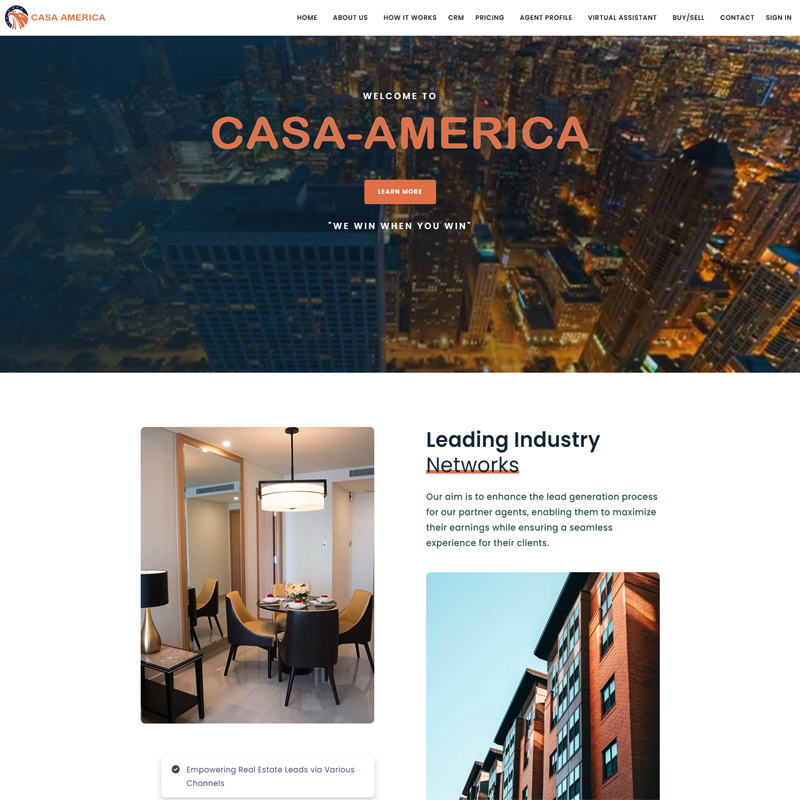 Casa America website